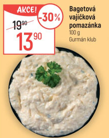 Bagetová vajíčková pomazánka