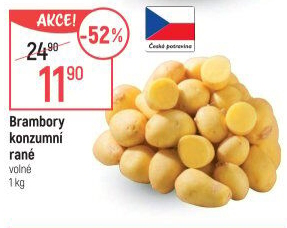 Brambory konzumní rané