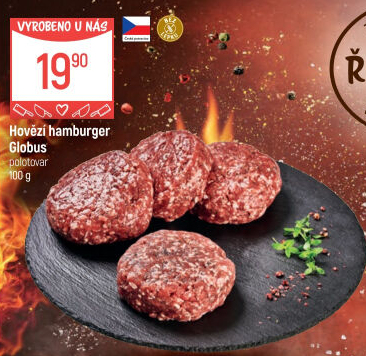 Hovězí hamburger Globus