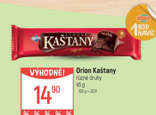 Ledové kaštany Orion