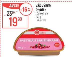 Paštiky Váš výběr