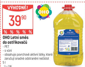 Směs do ostřikovačů letní OHO