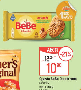 Sušenky BeBe Dobré ráno Opavia