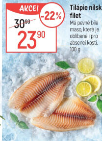 Tilápie nilská filety