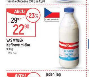 Váš výběr kefírové mléko