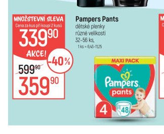 Pampers Pants dětské plenky - Globus akcniletaky.com