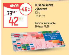 Šunka dušená výběrová LE&
