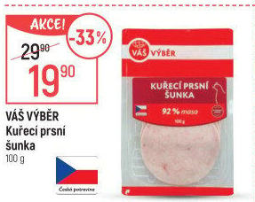 Šunka kuřecí prsní Váš Výběr