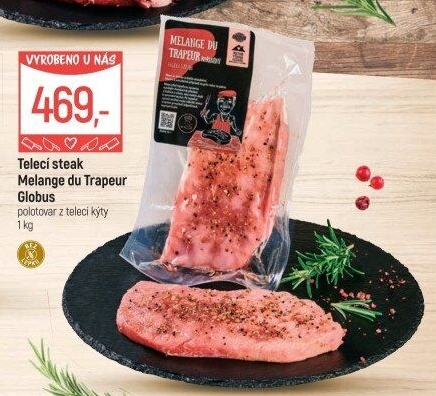 Telecí steak z kýty Melange du Trapeur Globus