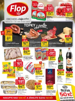 akční leták FLOP TOP 23.7.2025-29.7.2025