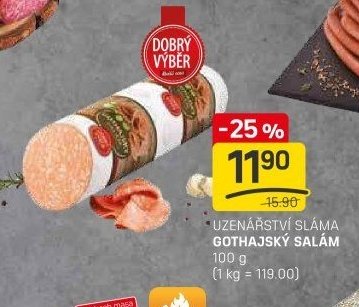 UZENÁŘSTVÍ SLÁMA GOTHAJSKÝ SALÁM 100 g