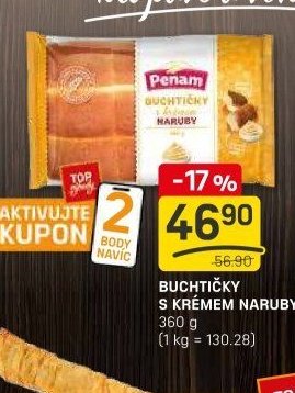 BUCHTIČKY S KRÉMEM NARUBY