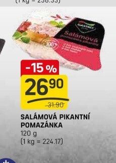 Salámová pikantní pomazánka