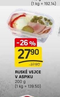 Ruské vejce v aspiku
