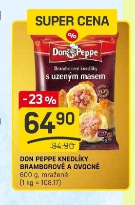 DON PEPPE KNEDLÍKY BRAMBOROVÉ A OVOCNÉ