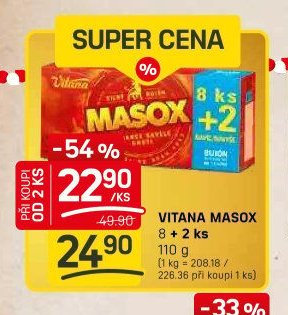 VITANA MASOX 8 + 2 ks