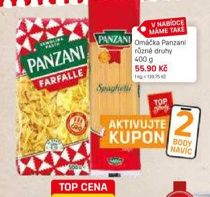 PANZANI TĚSTOVINY ČERVENÉ