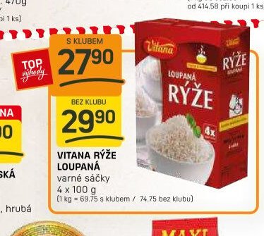 VITANA RÝŽE LOUPANÁ