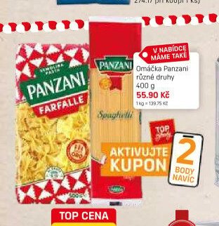 PANZANI TĚSTOVINY ČERVENÉ