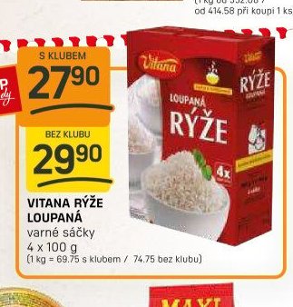 VITANA RÝŽE LOUPANÁ