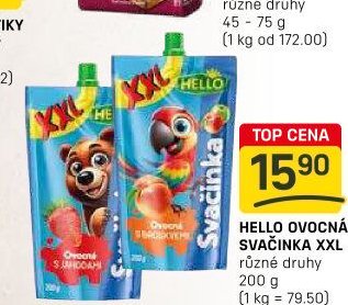 HELLO OVOCNÁ SVAČINKA XXL