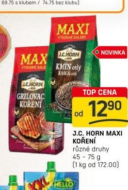 J.C. HORN MAXI KOŘENÍ