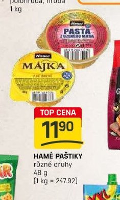 HAMÉ PAŠTIKY