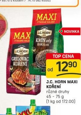 J.C. HORN MAXI KOŘENÍ