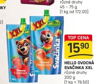 HELLO OVOCNÁ SVAČINKA XXL