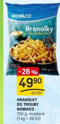 Hranolky mražené Nowaco