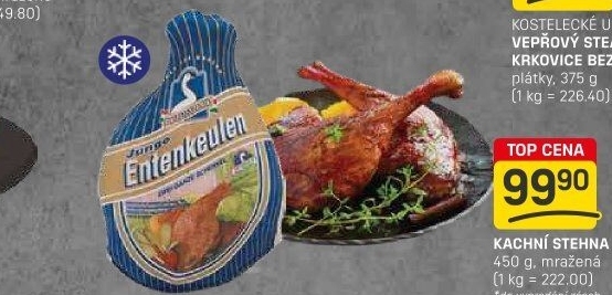 Kachní stehna mražená Goldenfood