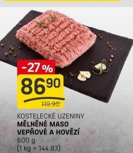 Mleté maso mix Kostelecké uzeniny