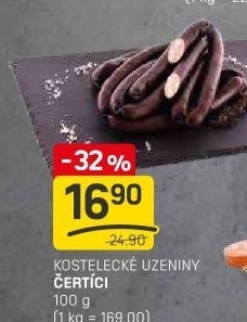 Párky Čertíci Kostelecké uzeniny