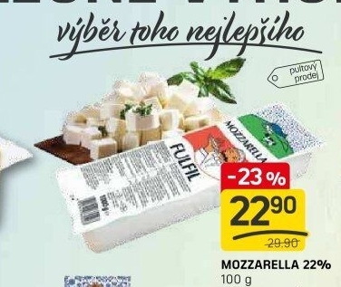 Sýr Mozzarella cihla Fulfil