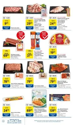 akční leták Tesco 23.7.2025-29.7.2025