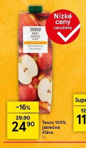 Tesco 100% jablečná šťáva