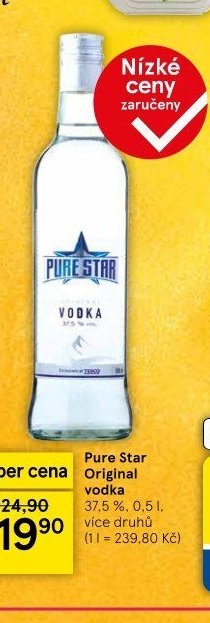 Pure Star Original vodka