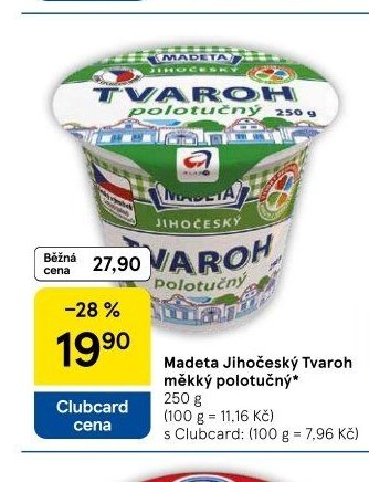 Madeta Jihočeský Tvaroh