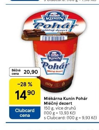 Mlékárna Kunín Pohár