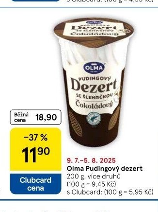 Olma Pudingový dezert