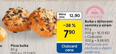 Bulka dýňová se sýrem