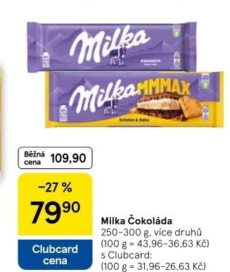 Čokoláda Milka