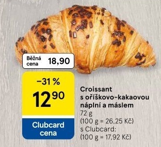 Croissant s náplní