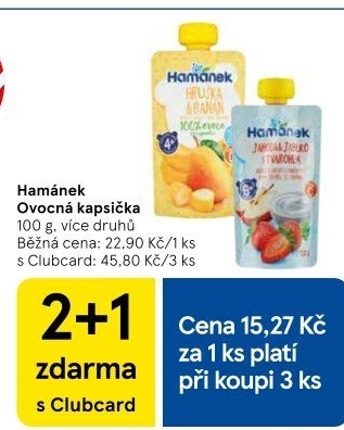 Kapsička ovocná Hamánek