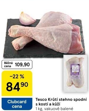Krůtí stehna Tesco