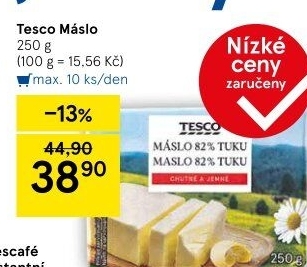 Máslo Tesco