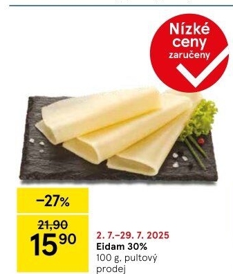 Sýr Eidam 30%