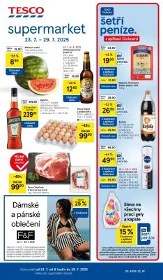 akční leták Tesco 23.7.2025-29.7.2025