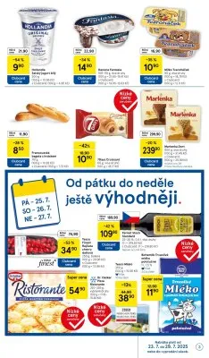 akční leták Tesco 23.7.2025-29.7.2025
