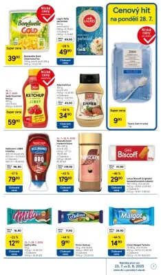 akční leták Tesco 23.7.2025-29.7.2025